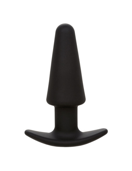 CALEXOTICS ROCK BOTTOM PLUG ANAL CANICO 10 VIBRACIONES SILICONA NEGRO