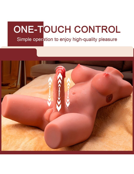 XISE MIAH LADY BOY TORSO FEMENINO CON DILDO CON VIBRACION Y THRUSTING 55 CM XISE MIAH LADY BOY TORSO FEMENINO CON DILDO CON VIBRACION Y THRUSTING 55 CM