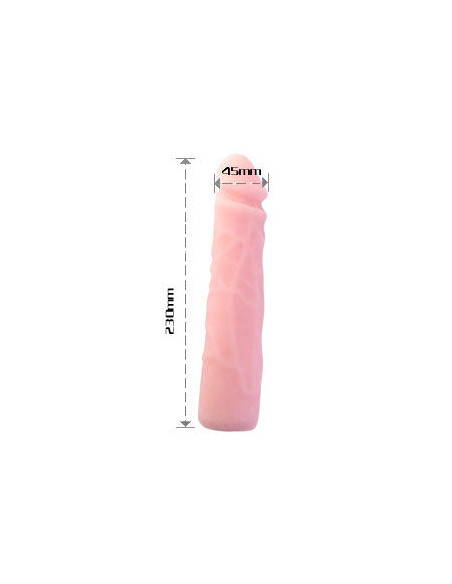 BAILE DILDO SILICONA TACTO PIEL REALISTICO 23 CM