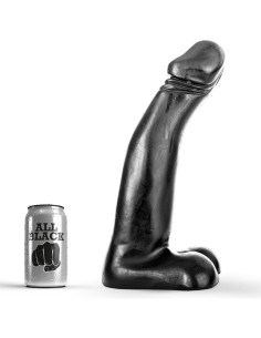 ALL BLACK DILDO REALISTA NEGRO FISTING 29 CM