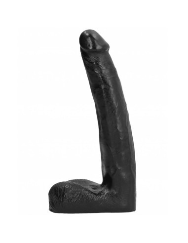 ALL BLACK DILDO REALISTICO 21 CM