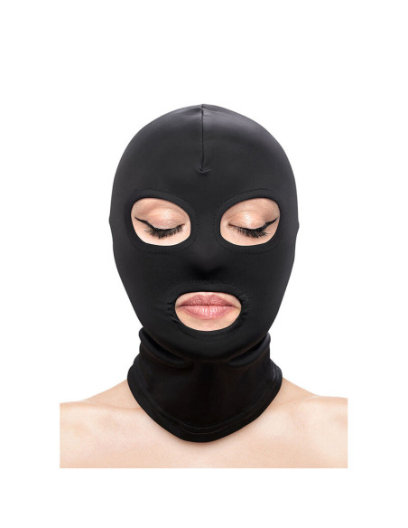 NS NOVELTIES FETISH FASHION PASAMONTAAAS APERTURA DE OJOS Y BOCA NYLON NEGRO