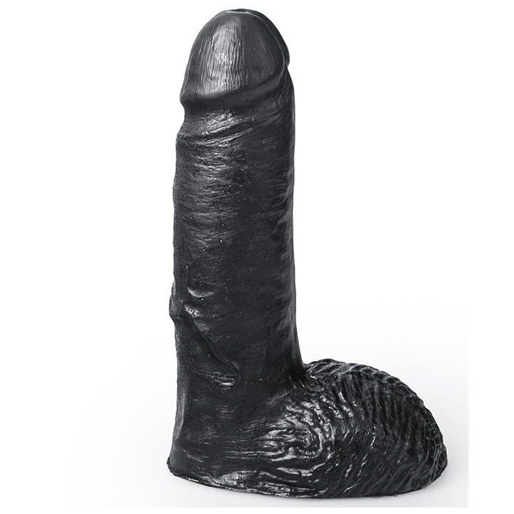 HUNG SYSTEM DILDO REALISTA COLOR NEGRO CESAR 19 CM