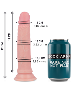ROCKARMY AVENGER DILDO REALISTICO LIQUID SILICONE 19 CM O 398 CM