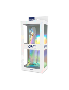 X RAY CLEAR DILDO TRANSPARENTE 21 CM O 4 CM 2