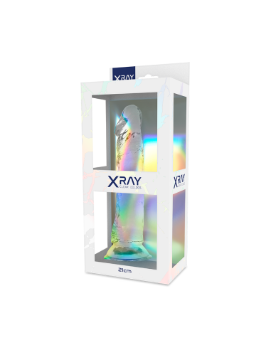 X RAY CLEAR DILDO TRANSPARENTE 21 CM O 4 CM