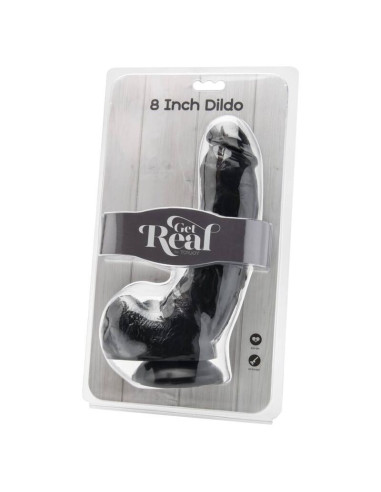 GET REAL DILDO 205 CM CON TESTICULOS NEGRO