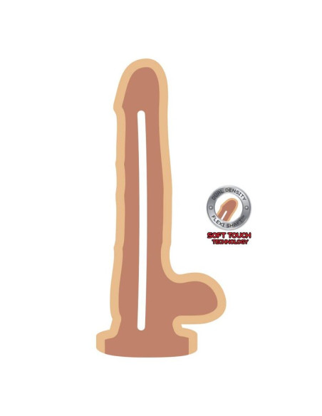 GET REAL DUAL DENSITY DILDO 255 CM CON TESTICULOS NATURAL GET REAL DUAL DENSITY DILDO 255 CM CON TESTICULOS NATURAL