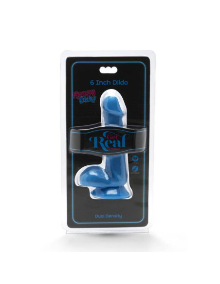 GET REAL HAPPY DICKS DILDO 12 CM CON TESTICULOS AZUL GET REAL HAPPY DICKS DILDO 12 CM CON TESTICULOS AZUL