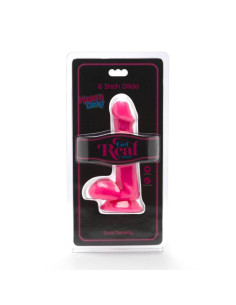 GET REAL HAPPY DICKS DILDO 12 CM CON TESTICULOS ROSA 2