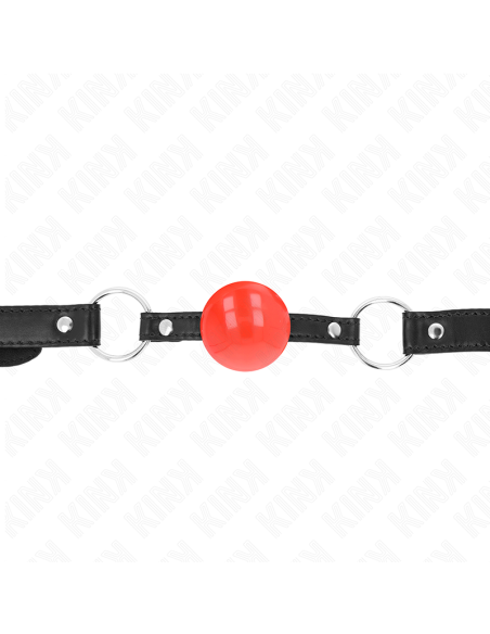 KINK MORDAZA DE BOLA 4 CM TPE ROJO 60 x 2 CM