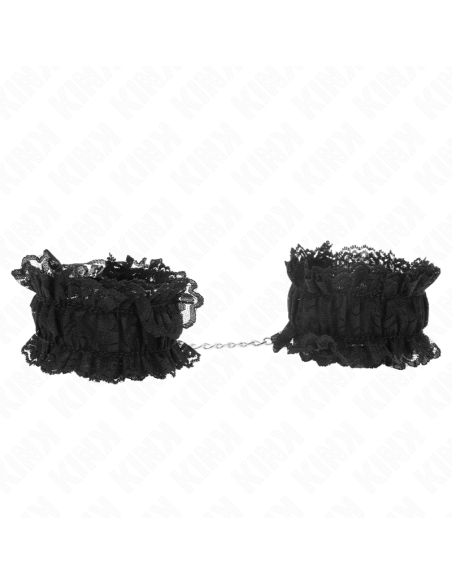 KINK MUAEQUERAS ELASTICAS DE ENCAJE NEGRO