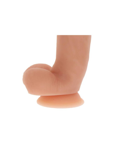 GET REAL DILDO SILICONA 18 CM CON TESTICULOS NATURAL