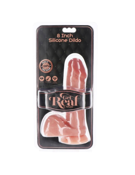 GET REAL DILDO SILICONA 205 CM CON TESTICULOS NATURAL GET REAL DILDO SILICONA 205 CM CON TESTICULOS NATURAL