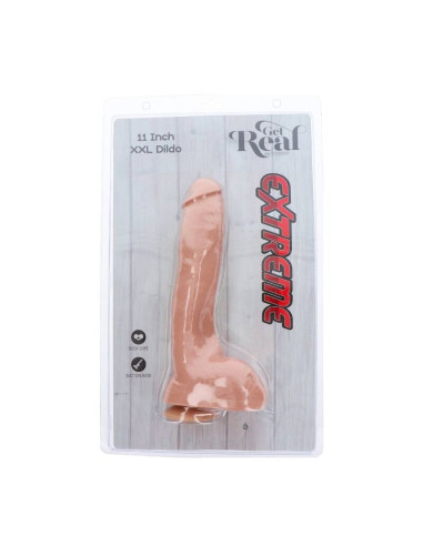 GET REAL EXTREME XXL DILDO 28 CM NATURAL