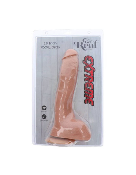 GET REAL EXTREME XXXL DILDO 34 CM NATURAL GET REAL EXTREME XXXL DILDO 34 CM NATURAL