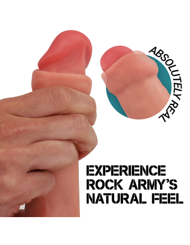 ROCKARMY RANGER DILDO REALISTA DUAL DENSITY LIQUID SILICONE 22 CM O 36 CM