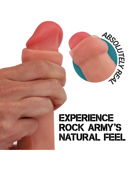 ROCKARMY RANGER DILDO REALISTA DUAL DENSITY LIQUID SILICONE 22 CM O 36 CM
