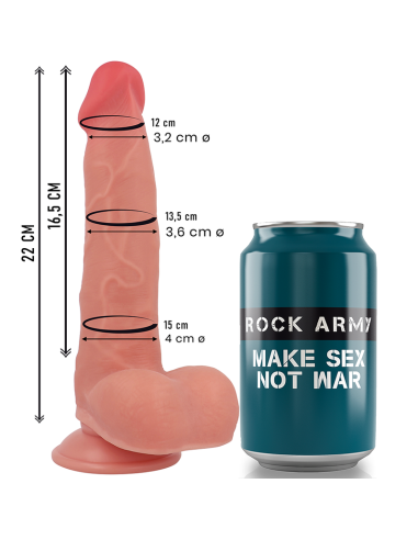 ROCKARMY RANGER DILDO REALISTA DUAL DENSITY LIQUID SILICONE 22 CM O 36 CM