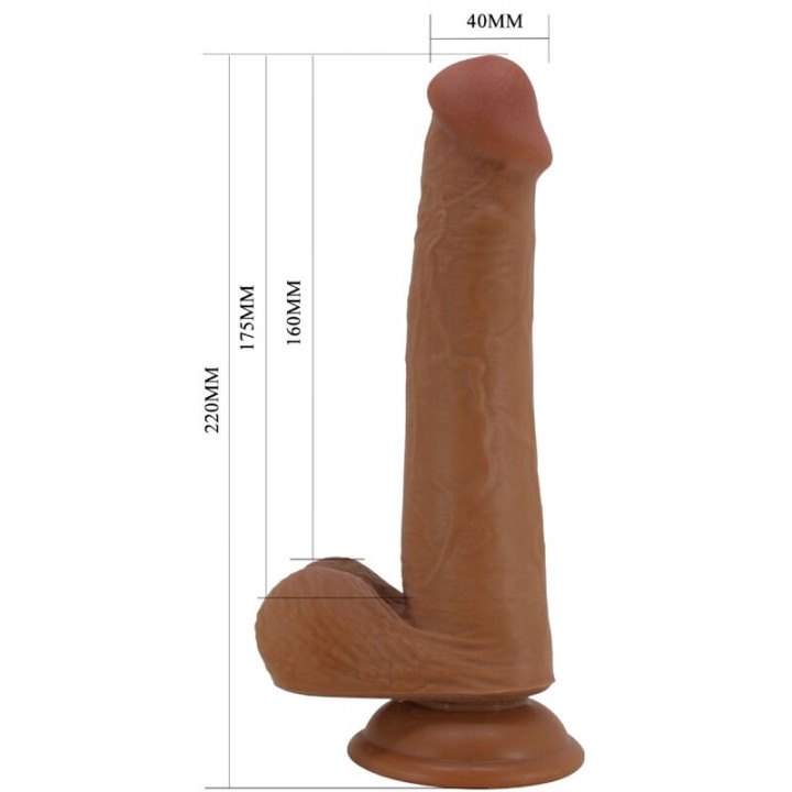 PRETTY LOVE TALLEN DILDO REALISTICO 22 CM MULATO