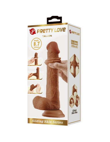 PRETTY LOVE TALLEN DILDO REALISTICO 22 CM MULATO