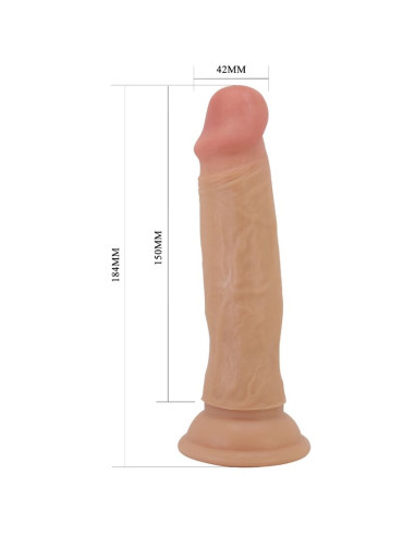 PRETTY LOVE QUENTIN DILDO REALISTICO 18 CM NATURAL