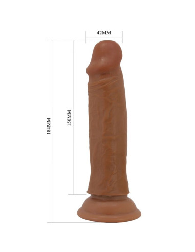 PRETTY LOVE QUENTIN DILDO REALISTICO 18 CM MULATO