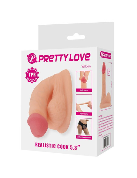 PRETTY LOVE WILDON DILDO ULTRA REALISTICO Y ELASTICO 10 CM NATURAL PRETTY LOVE WILDON DILDO ULTRA REALISTICO Y ELASTICO 10 CM NATURAL