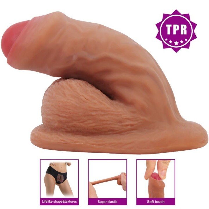PRETTY LOVE WARNELL DILDO ULTRA REALISTICO Y ELASTICO 95 CM MULATO
