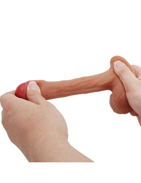 PRETTY LOVE WARNELL DILDO ULTRA REALISTICO Y ELASTICO 95 CM MULATO