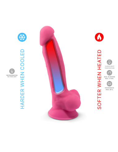 SILEXD MODELO 1 PENE REALISTICO SILICONA PREMIUM SILEXPAN ROSA FLUORESCENTE 175 CM