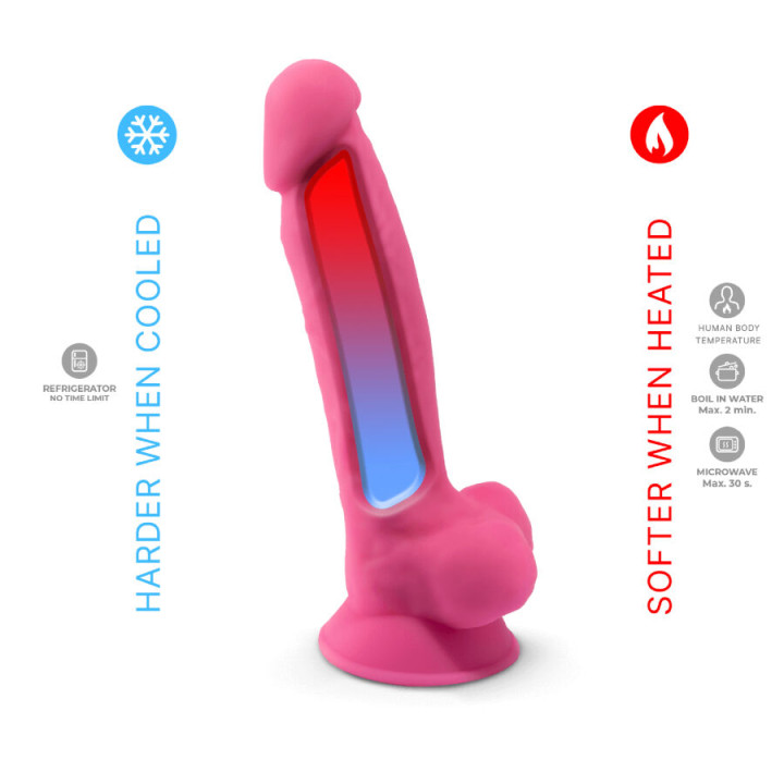 SILEXD MODELO 1 PENE REALISTICO SILICONA PREMIUM SILEXPAN ROSA FLUORESCENTE 175 CM