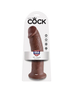 KING COCK 10 PENE MARRON 254 CM 2