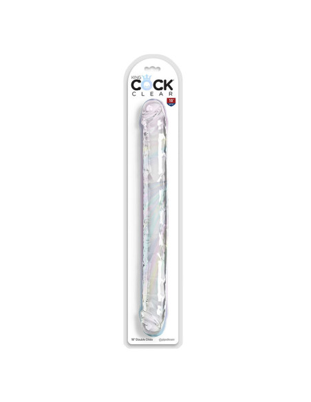 KING COCK DOUBLE TROUBLE DILDO DOBLE 46 CM TRANSPARENTE KING COCK DOUBLE TROUBLE DILDO DOBLE 46 CM TRANSPARENTE
