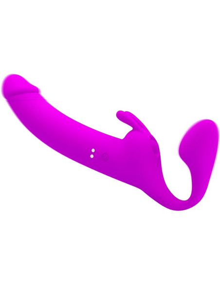 PRETTY LOVE ZANINI DILDO STRAP ON SIN ARNES 10 VIBRACIONES MORADO PRETTY LOVE ZANINI DILDO STRAP ON SIN ARNES 10 VIBRACIONES MORADO