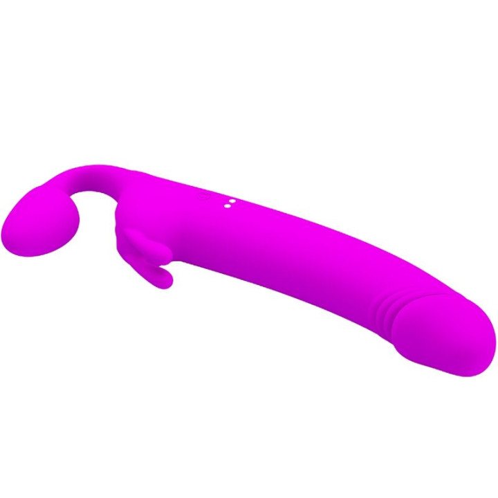 PRETTY LOVE ZANINI DILDO STRAP ON SIN ARNES 10 VIBRACIONES MORADO
