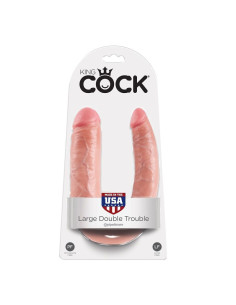 KING COCK DILDO DOBLE PENETRACION 178 CM NATURAL 2