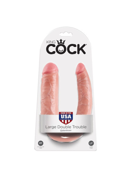 KING COCK DILDO DOBLE PENETRACION 178 CM NATURAL KING COCK DILDO DOBLE PENETRACION 178 CM NATURAL