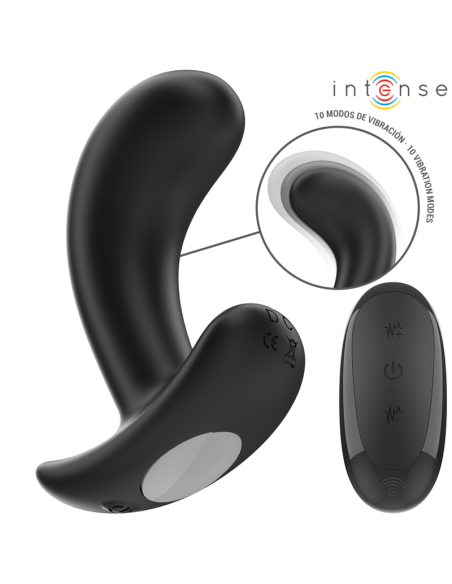INTENSE CHANDLER PLUG ANAL 10 VIBRACIONES NEGRO CONTROL REMOTO