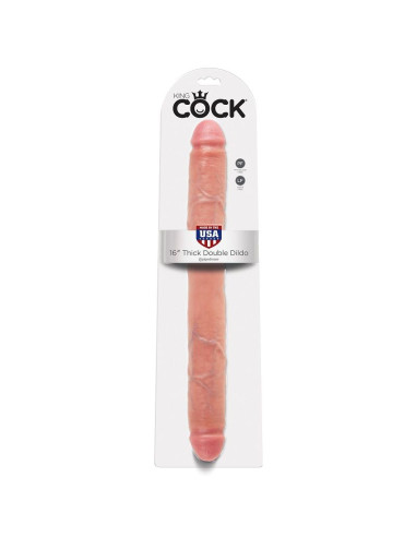 KING COCK THICK DILDO DOBLE PENETRACION 406 CM