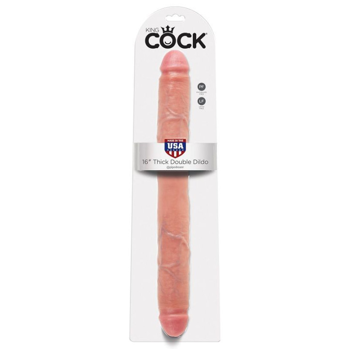 KING COCK THICK DILDO DOBLE PENETRACION 406 CM