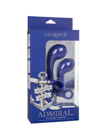 CALEXOTICS ADMIRAL SET 2 PLUG ANAL AZUL