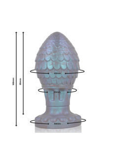 EPIC VRAKOS PLUG ANAL HUEVO DRAGON TALLA S 2