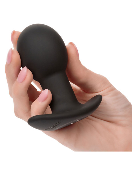 CALEXOTICS ROCK BOTTOM PLUG ANAL 10 VIBRACIONES SILICONA NEGRO CALEXOTICS ROCK BOTTOM PLUG ANAL 10 VIBRACIONES SILICONA NEGRO