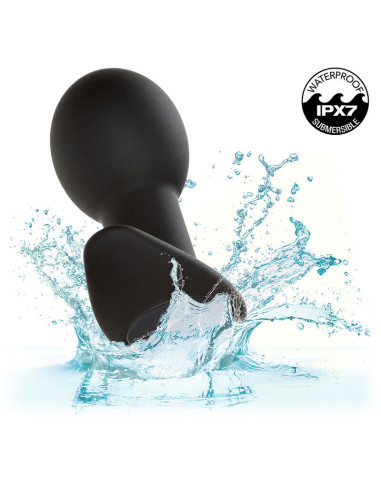 CALEXOTICS ROCK BOTTOM PLUG ANAL 10 VIBRACIONES SILICONA NEGRO