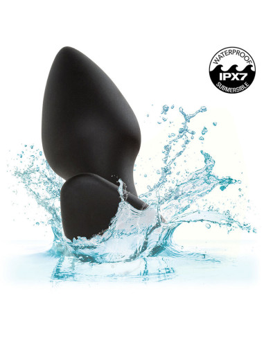 CALEXOTICS ROCK BOTTOM PERFECT PLUG ANAL 10 VIBRACIONES SILICONA NEGRO