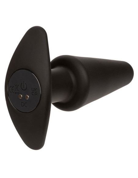 CALEXOTICS ROCK BOTTOM PLUG ANAL CONICO 10 VIBRACIONES SILICONA NEGRO CALEXOTICS ROCK BOTTOM PLUG ANAL CONICO 10 VIBRACIONES SILICONA NEGRO