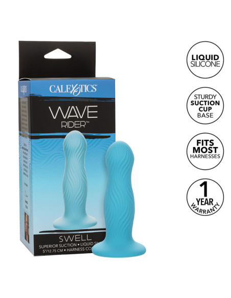 CALEXOTICS WAVE RIDER SWELL PLUG ANAL AZUL CALEXOTICS WAVE RIDER SWELL PLUG ANAL AZUL