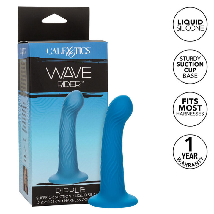 CALEXOTICS WAVE RIDER RIPPLE PLUG ANAL AZUL