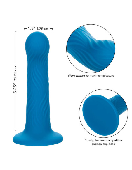 CALEXOTICS WAVE RIDER RIPPLE PLUG ANAL AZUL CALEXOTICS WAVE RIDER RIPPLE PLUG ANAL AZUL